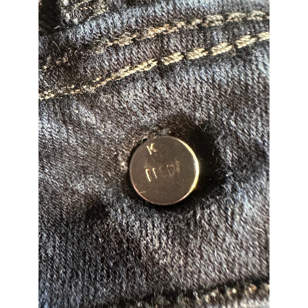Vintage Levis Skinny Jeans Womens 9M Dark Wash Indigo Stretch Denim Low Rise Y2K - Picture 9 of 16